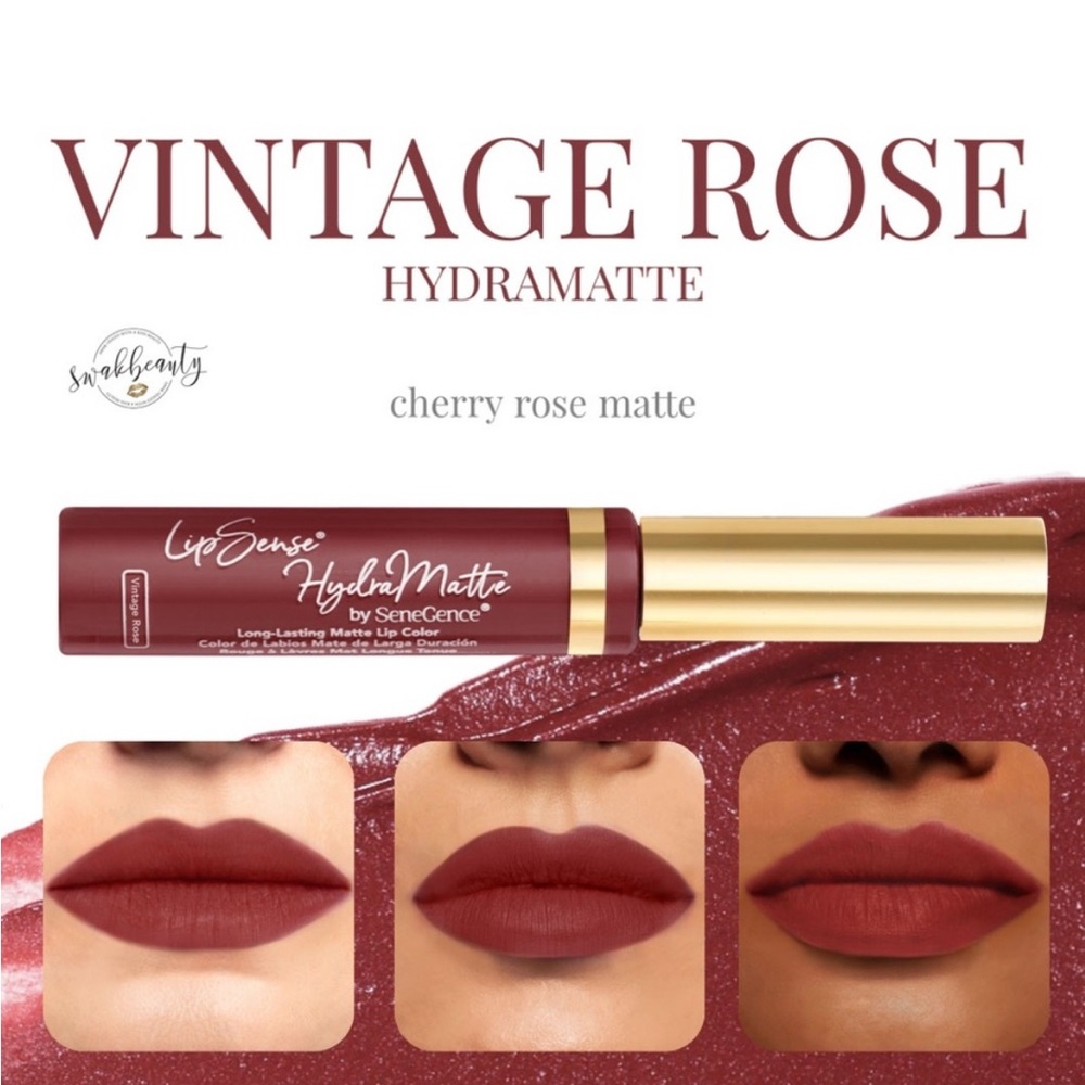 Lipsense by Senegence. Shade: Vintage Rose Hydramatte, NWT.